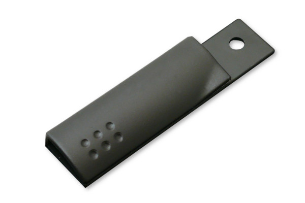 Perfis de mola com asas, 65 mm, preto