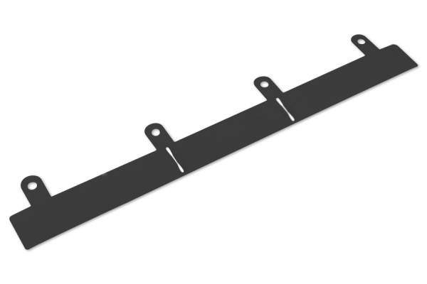 Dispositivos de arquivamento, com fenda, preto, 280 mm