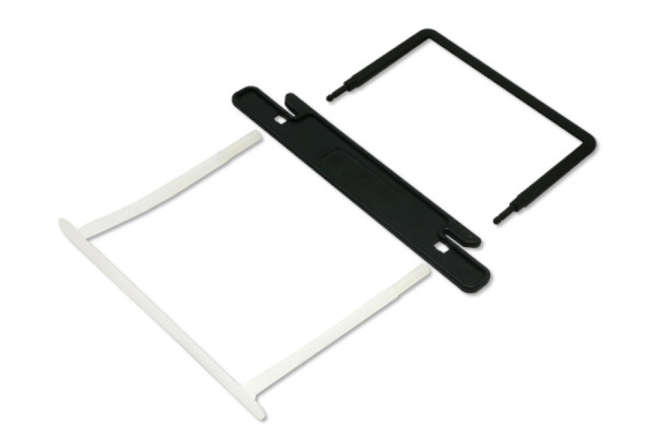 Encadernação flexível, preto-transparente