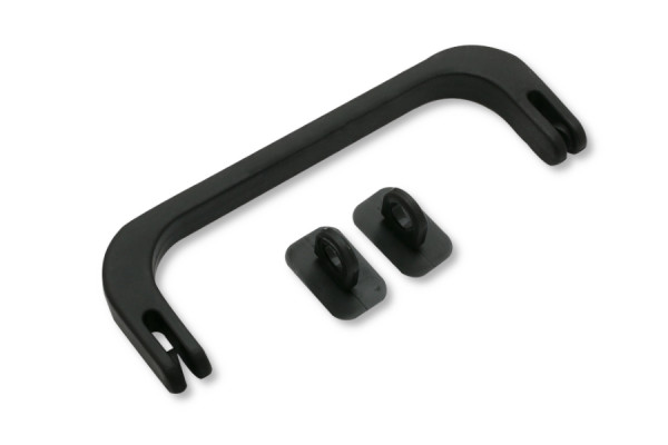 Pegas de malas, 120 mm, pretas