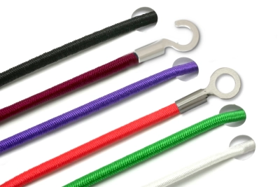 Cordões elásticos com terminais