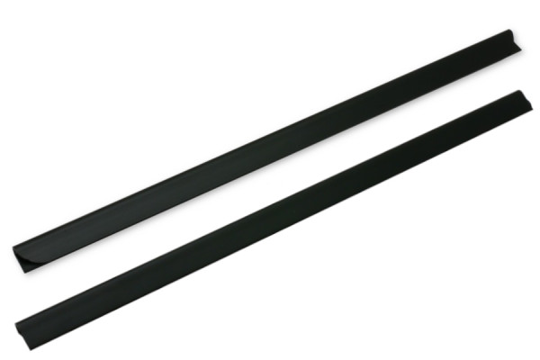 Lombadas de encaixe, encaixe de 3-4 mm, pretos