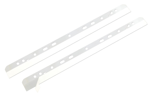 Tiras autocolantes para arquivo, 293 x 25 mm, transparentes