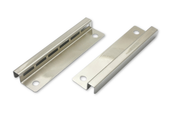 Placas terminais para Mecanismos de haste, 75 mm, niqueladas