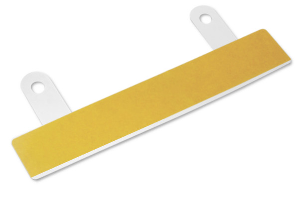 Dispositivo de arquivamento para pastas com encadernação térmica, autocolante, branco, 120 mm