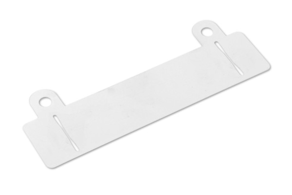 Dispositivos de arquivamento com fenda, branco, 100 mm