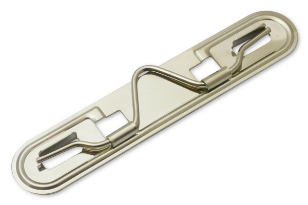 Grampos em forma de arco, niquelados