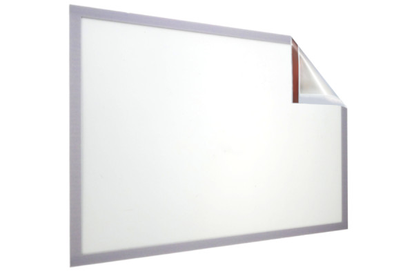 Molduras informativas magnéticas para DIN A4, 229 x 315 mm, cinzenta