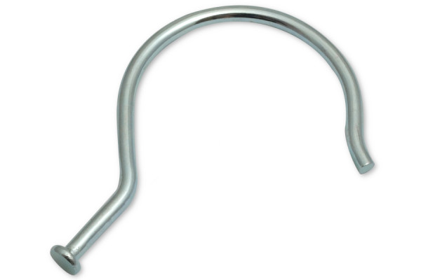 Ganchos para coleções em metal, 77 mm, com cabeça plana, galvanizados