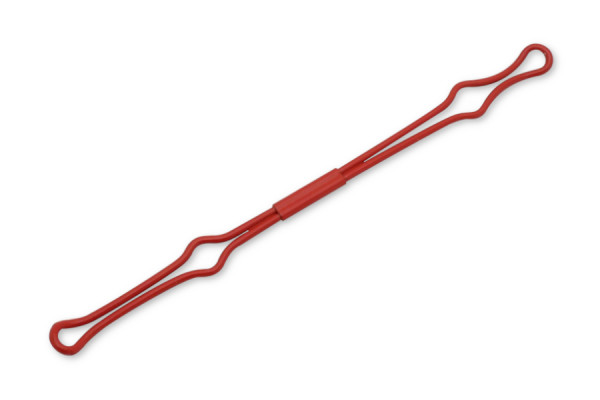 Fixador de arame, inserção estreita, 150 mm, vermelho