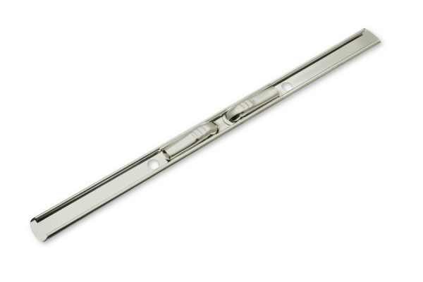 Perfis de cobertura deslizantes para molas em espiral, 202 x 13 mm, niqueladas
