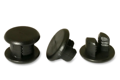 Rebites dentados de plástico