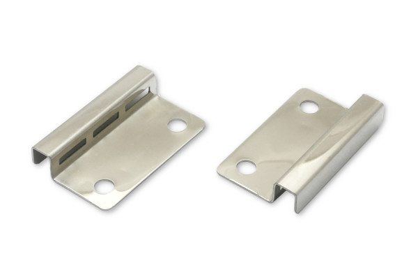 Placas terminais para Mecanismos de haste, 37 mm, niqueladas