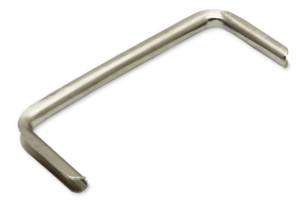 Proteção de cantos interiores, niquelada, 19 x 50 x 19 mm, encaixe de aprox. 3 mm