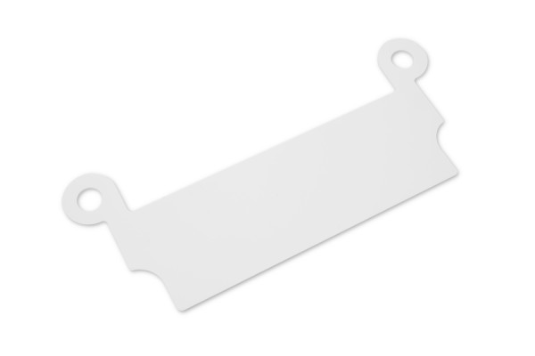 Dispositivo de arquivamento, sem fenda, branco, 92 mm