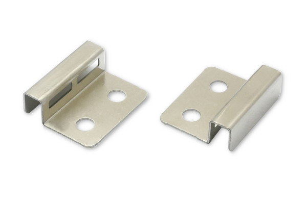 Placas terminais para Mecanismos de haste, 25 mm, niqueladas
