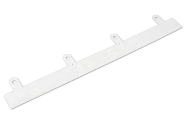 Dispositivos de arquivamento com fenda, transparentes, 280 mm