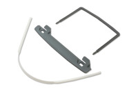Costuras tubulares,<br> cinzento-branco