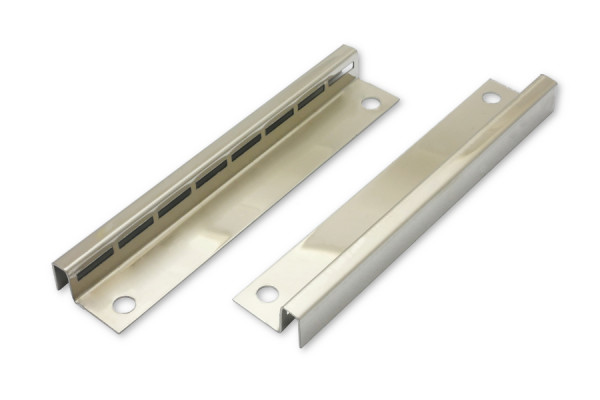 Placas terminais para Mecanismos de haste, 95 mm, niqueladas