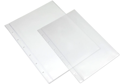 Micas transparentes para livros de registo